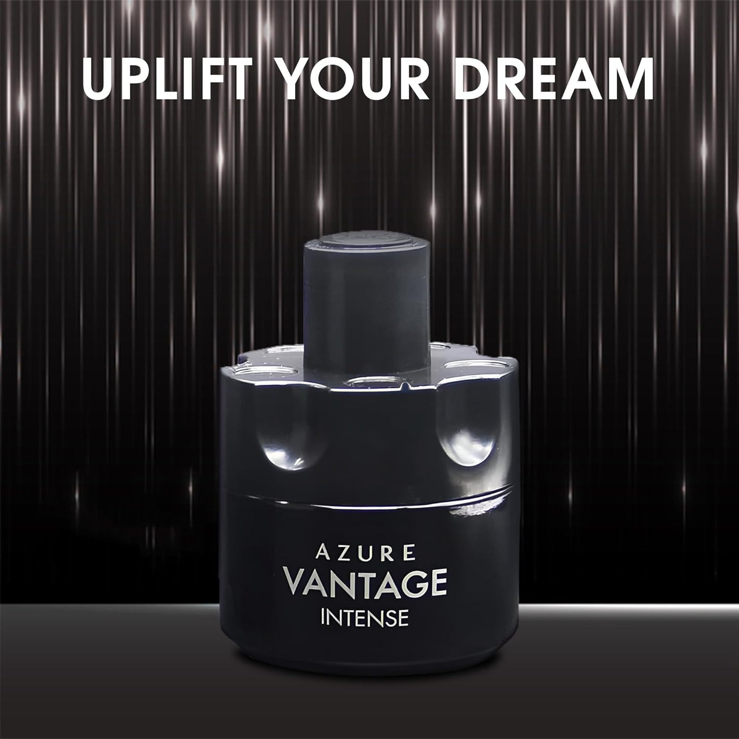 Azure Intense Sensual Woody Fragrance for Men | Long Lasting Cologne Aromatic Scent, Eau de Parfum Natural Spray - Great Holiday Gift, 3.4 Fl Oz/100 Ml