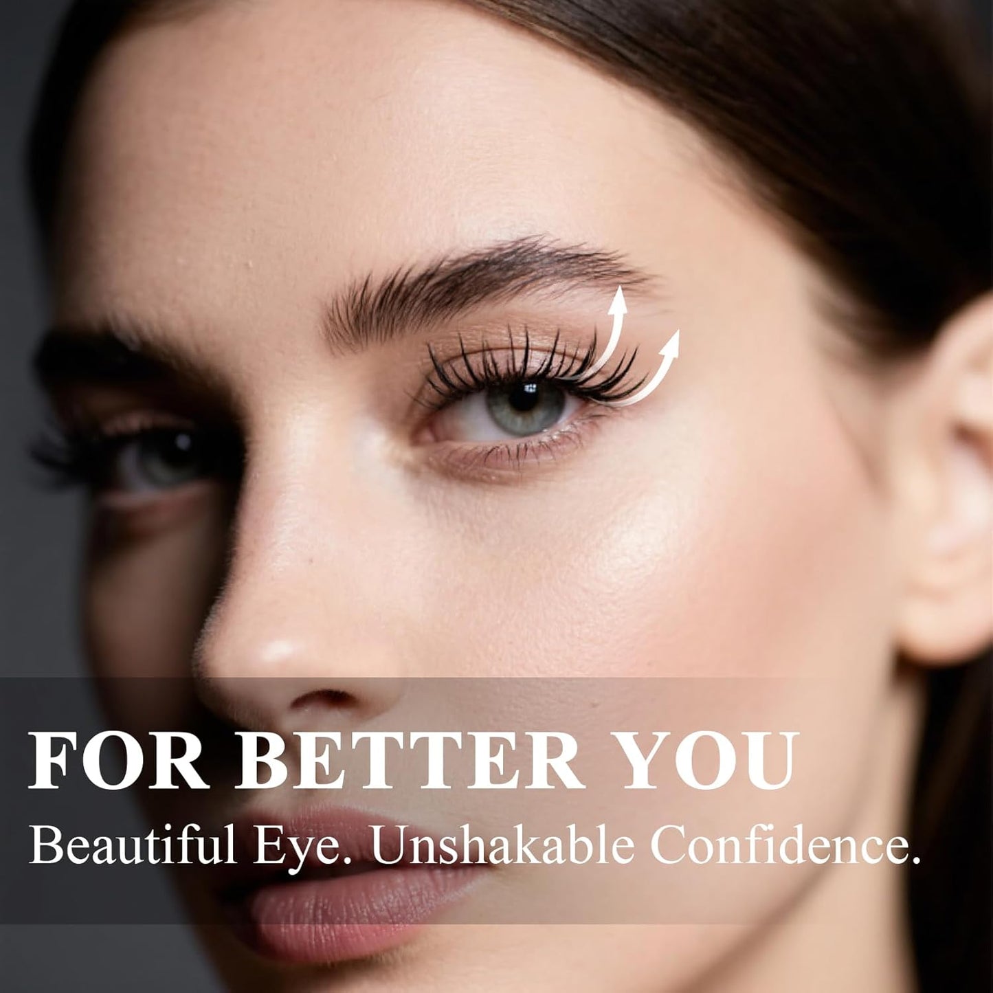 Natural Lash Growth Serum – See Visible Results in 4 Weeks | SINPIN Eyelash Serum without Prostaglandin, Enriched with Biotin, Panthenol & Peptides for Longer, Thicker Lashes, 5ML