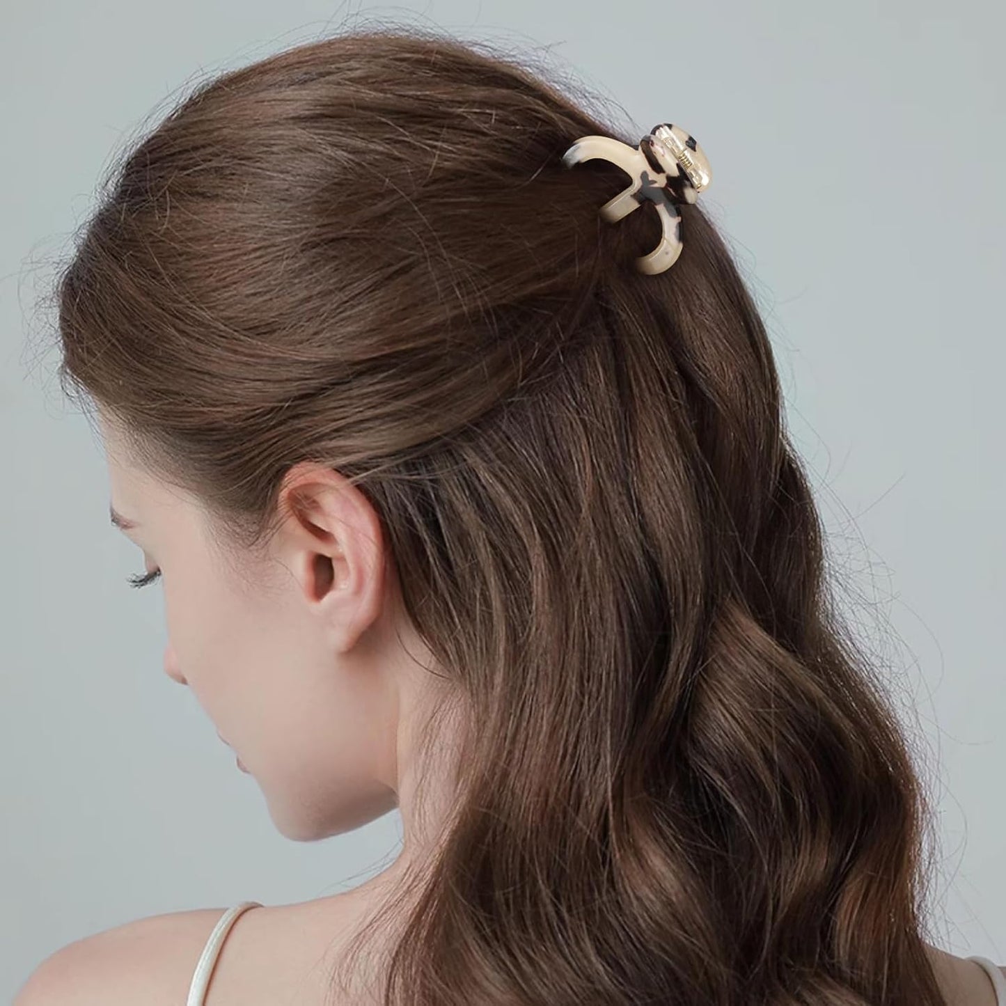 12Pcs Small Hair Claw Clips - Trendy Small Non-Slip Hair Clips for Women Girls - Stylish Thin Hair Accessories Classic Hair Clips for Easy Styling-(small hair clips 3)