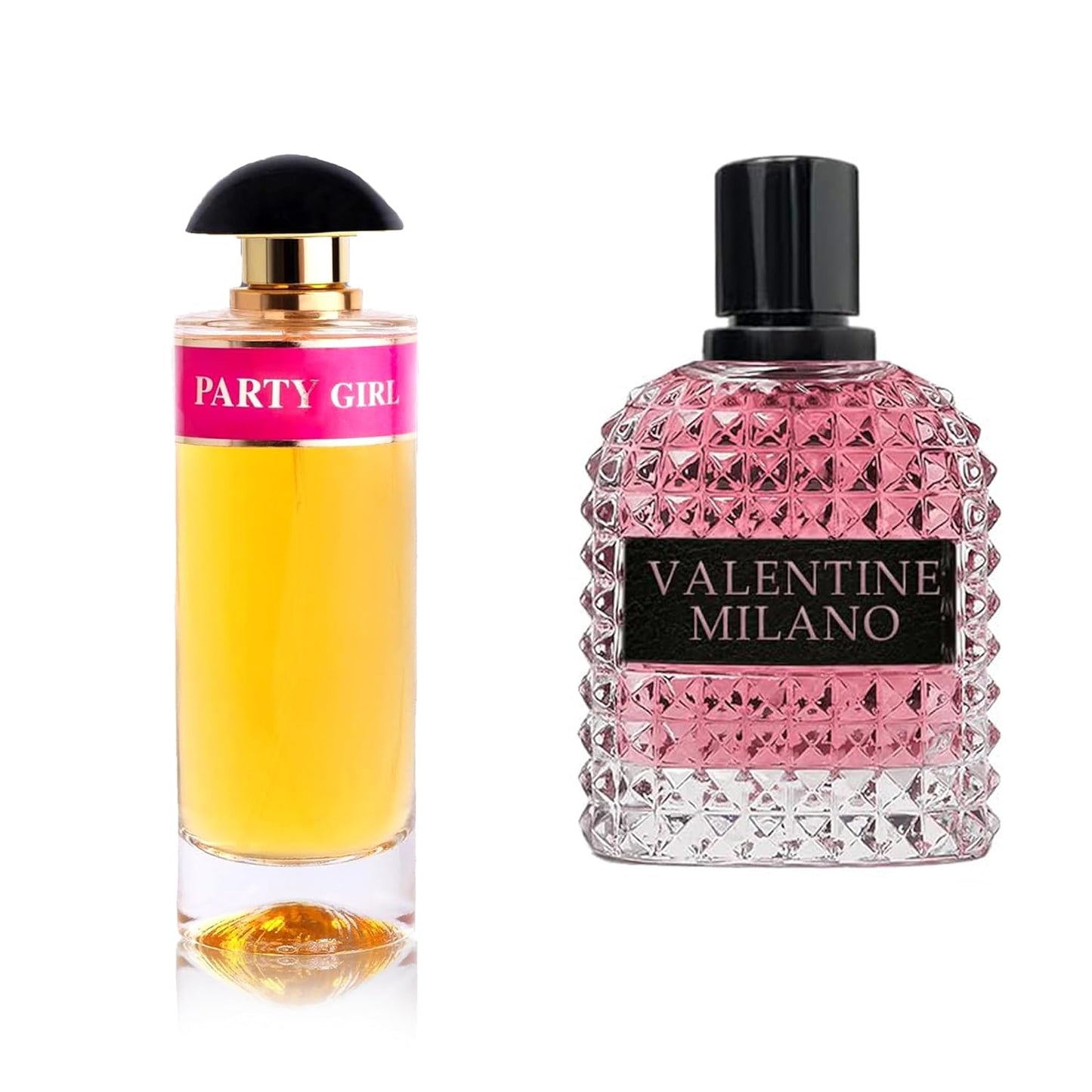 Women's Perfume Combo Set Milano Women&Party Girl Floral Fruity Fragrance Eau De Parfum Elegant 100ml Bottle Natural Spray Each for Daily Used