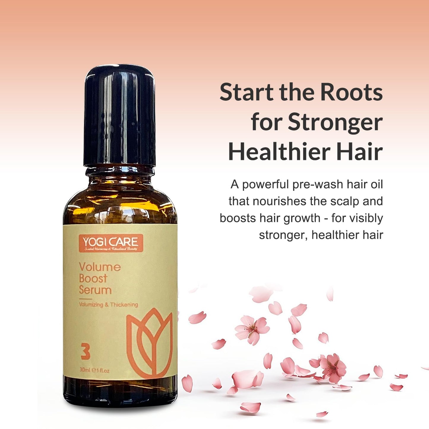 Aroma Therapy Pre-Wash Hair Oil Serum 30ml / 1 Fl.oz (Volumizing & Thickening)