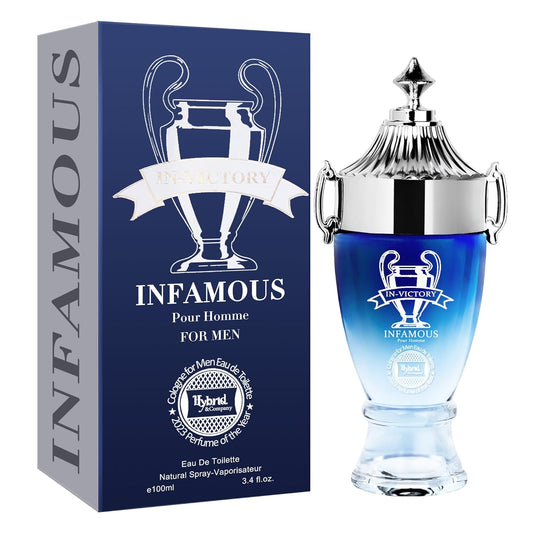 Hybrid & Company In Victory Infamous For Men Eau De Toilette Natural Spray Masculine Scent, 3.4 Fl Oz