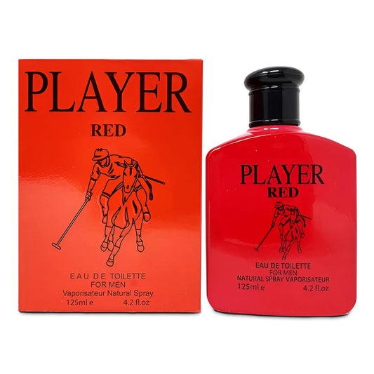 Cologne for Men Player Red Natural Spray Classic Long Lasting Scent Wonderful Fragrance Gift Eau De Toilette Men Perfume for Daily Use 3.4 Fluid Ounce