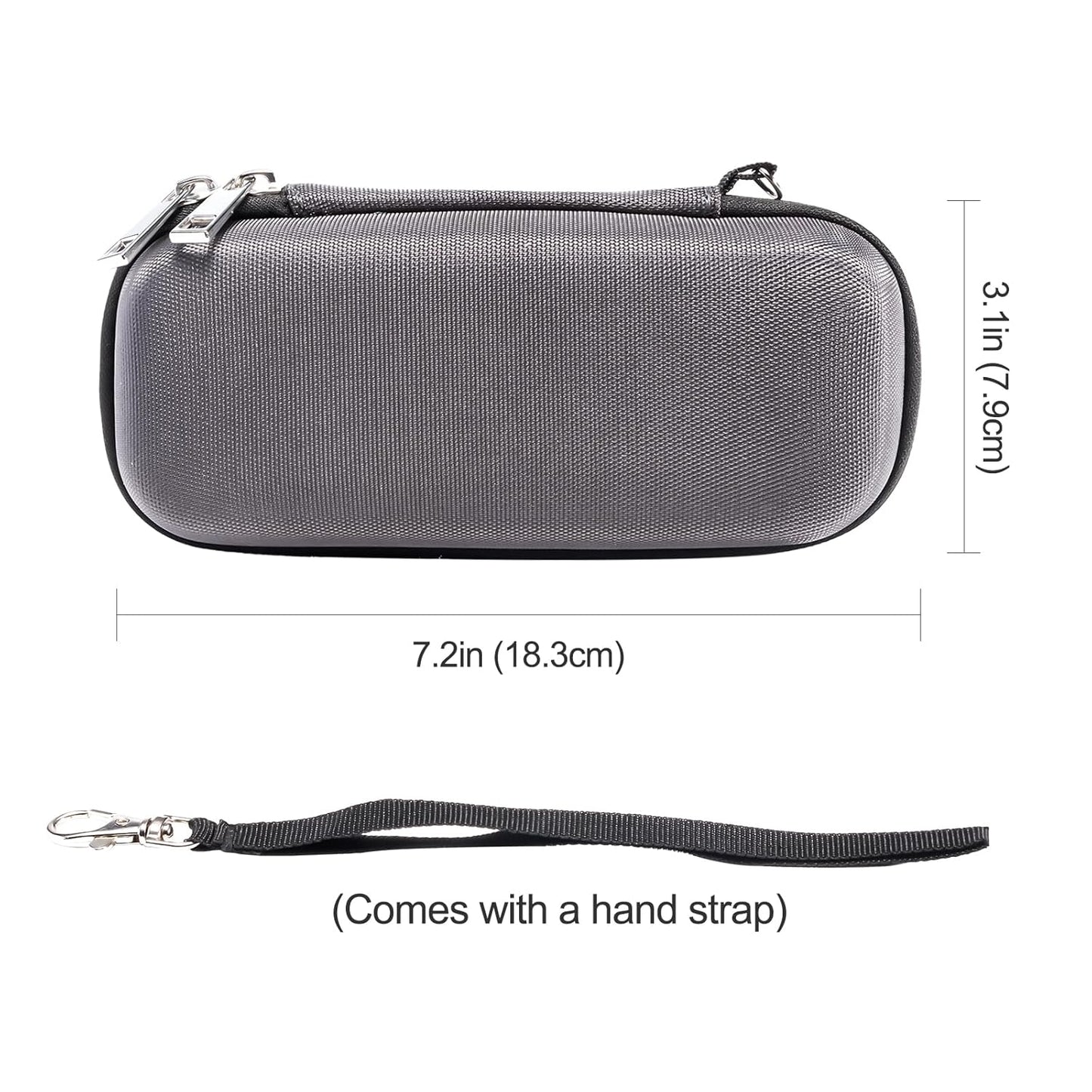 ProCase Hard Travel Carrying Case for Hybrid Electric Trimmer and Shaver, Portable Hybrid Razor Organizer Storage Bag Fit QP2630 QP2620 QP2530 QP2520 and Accessories -Carbon