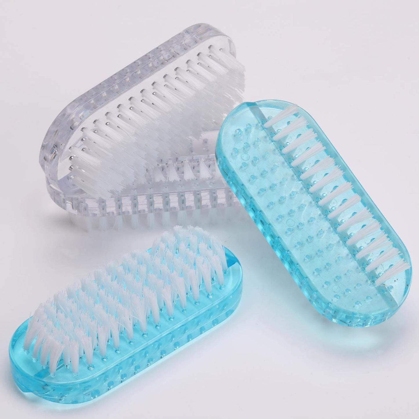 Cleaning Nail Brush Handle Scrubbing Brushes (Plastic Brush-4 Pcs)