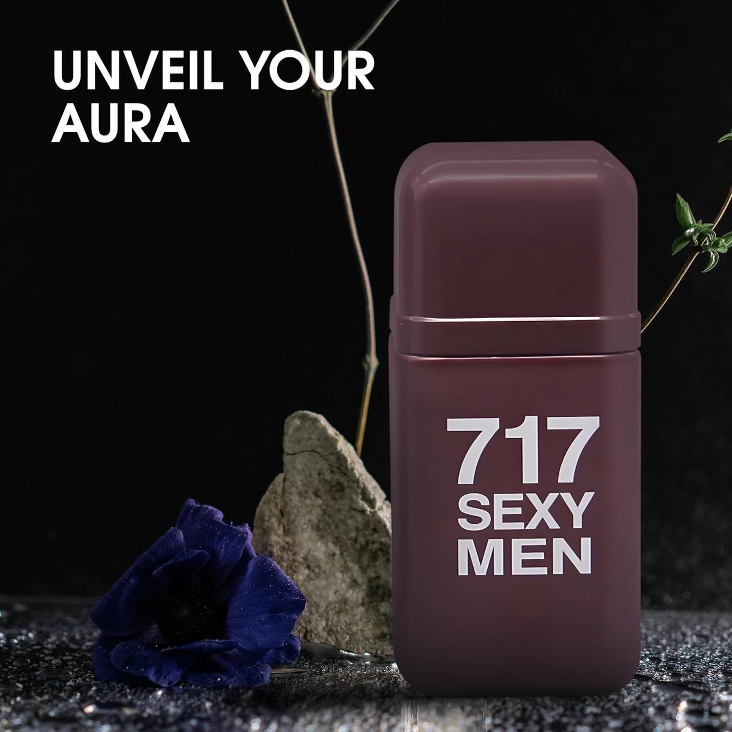 2PCS Valentine Milano/717 Sexy Eau De Toilette for Men-Fresh,Romantic Scent Perfume for Men 3.4 Fl Oz Each Mens Cologne For All Skin Daily Used