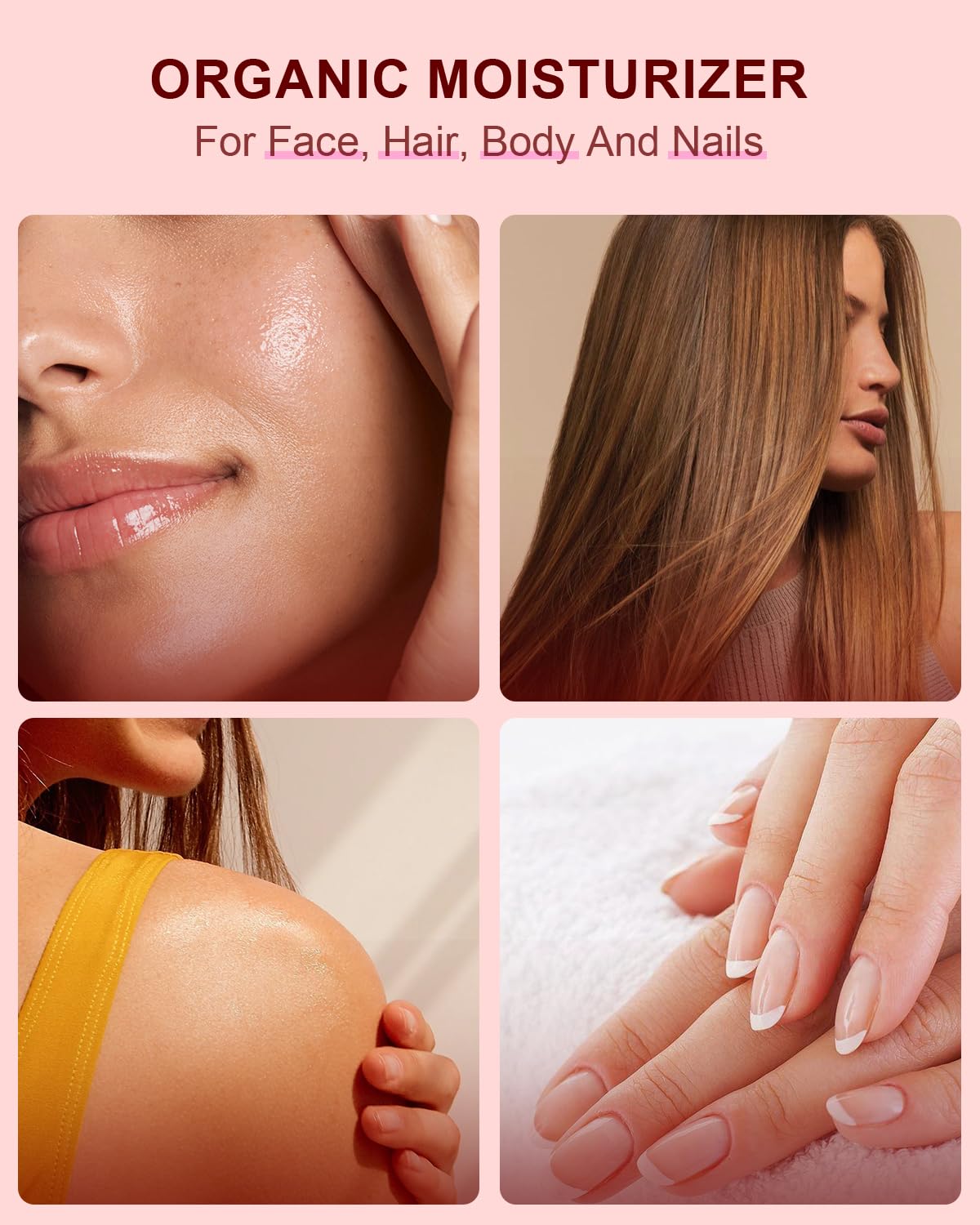 Rosehip Seed Oil Organic, USDA Certified 100% Pure Rosehip Oils for Face, Hair & Body, 8 fl oz Cold Pressed Rose Hip oil for Skin Moisturizing, Scar Fading, Gua Sha, Massage, Carrier Oil DIY