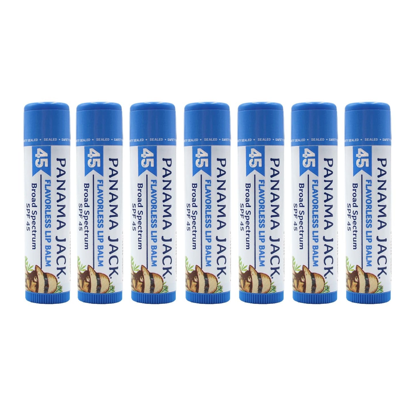 Panama Jack Sunscreen Lip Balm - SPF 45, Broad Spectrum UVA-UVB Sunscreen Protection, Prevents & Soothes Dry, Chapped Lips