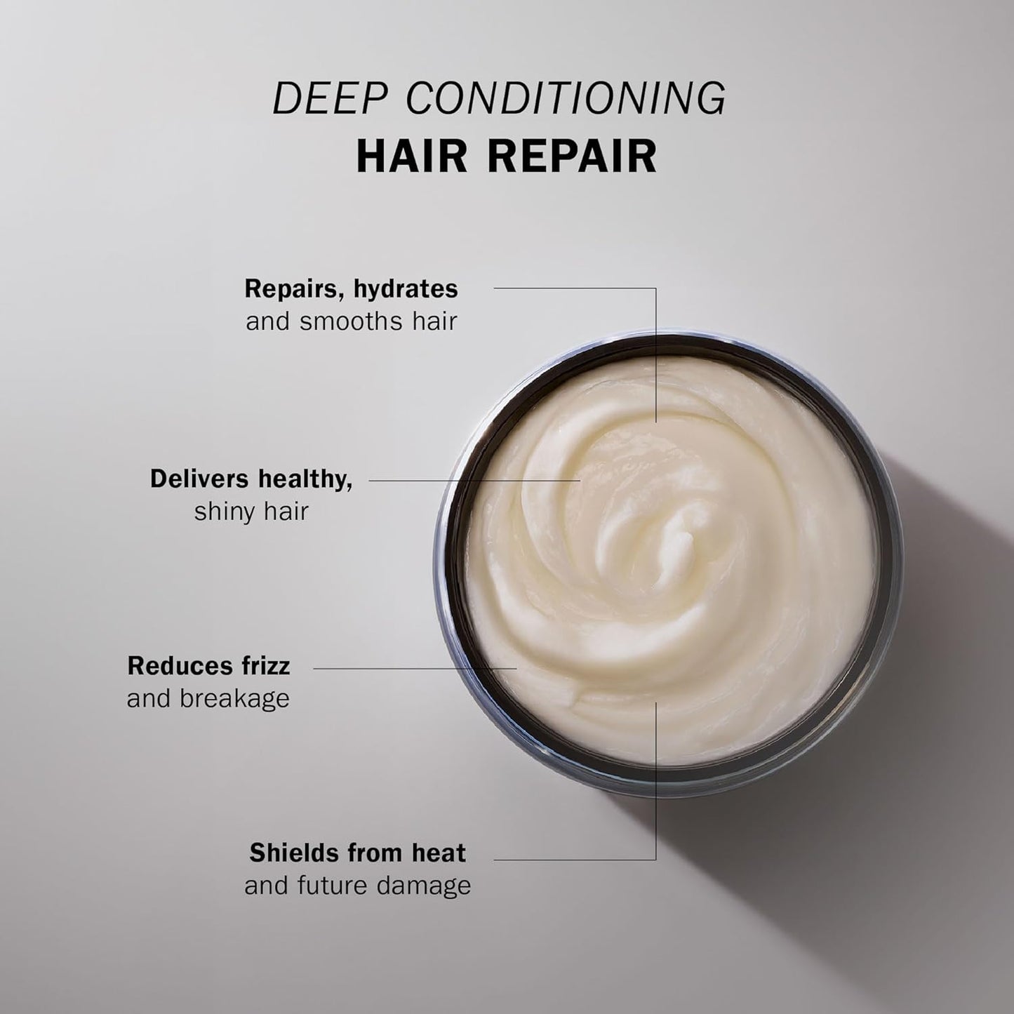 TRUSS Miracle Hair Mask - Hair Care for Women & Men Formulated with Blend of Oils & Nano Repair Technology - Hydrating, Detangling & Nourishing Conditioning Treatment for Damaged Strands (8.8 oz)