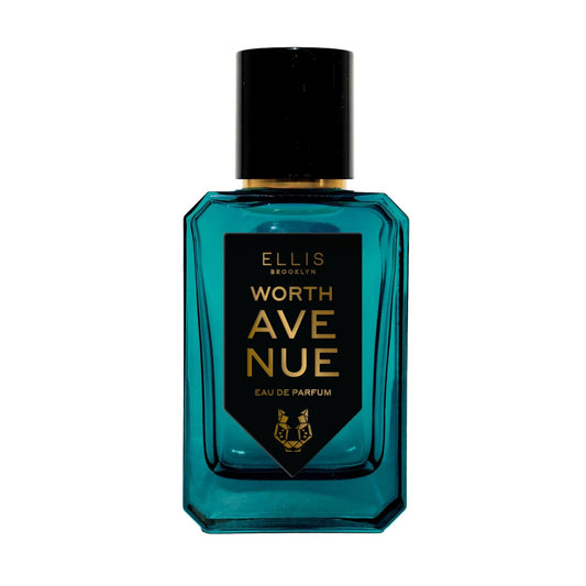 Ellis Brooklyn WORTH AVENUE Eau de Parfum for Men 1.7oz / 50ml - Lavender Suede, Cardamom, Angelica Seed & Ambrox Super – Fresh, Powerful, Sophisticated Scent