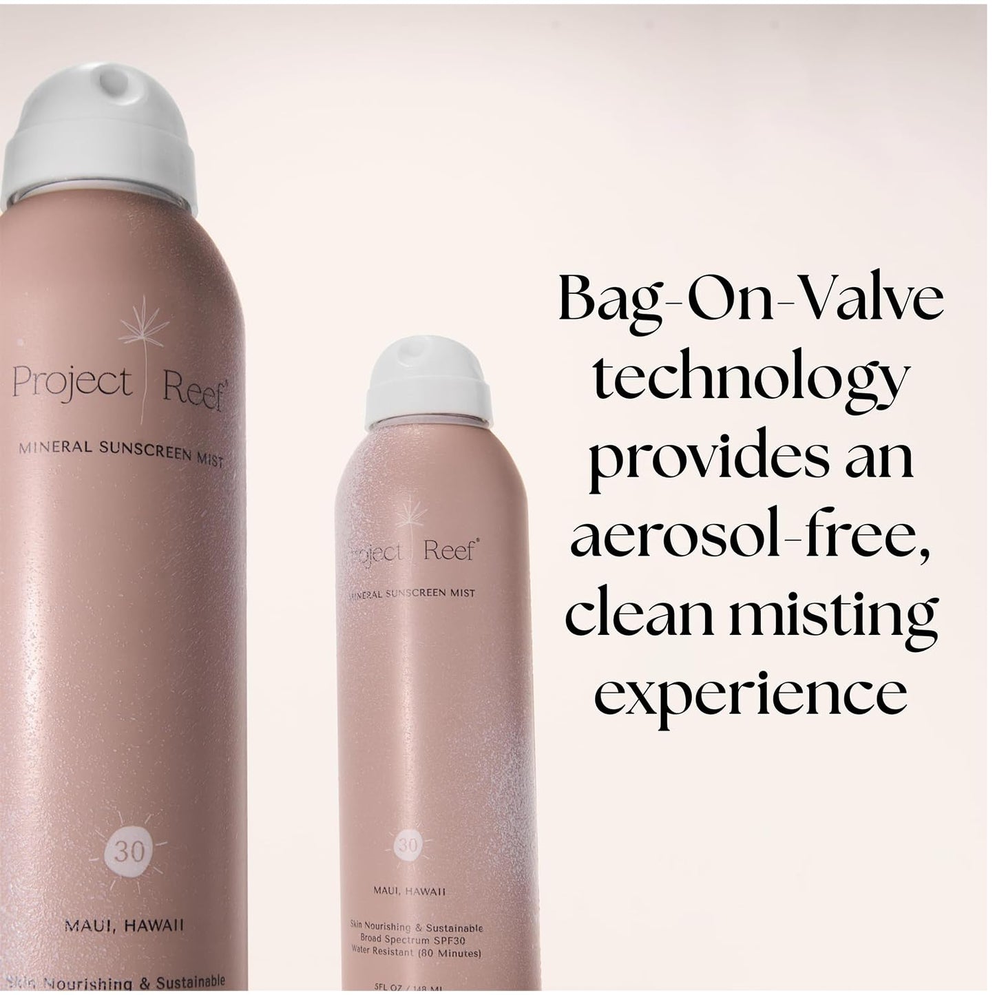 Project Reef SPF 30 Mineral Sunscreen Spray – Non-Aerosol, Reef-Safe Zinc Sunblock with Natural Ingredients for All Skin Types