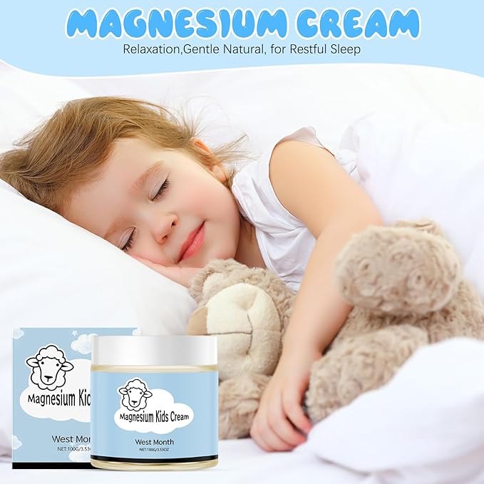 Junior's Bedtime Lotion, Magnesium Lotion for Kids, juniors Bedtime Lotion Kids, juniors Magnesium Bedtime Lotion, Sheep Junior's Bedtime Lotion, Magnesium Cream, Sensitive Skin Support (2PCS)