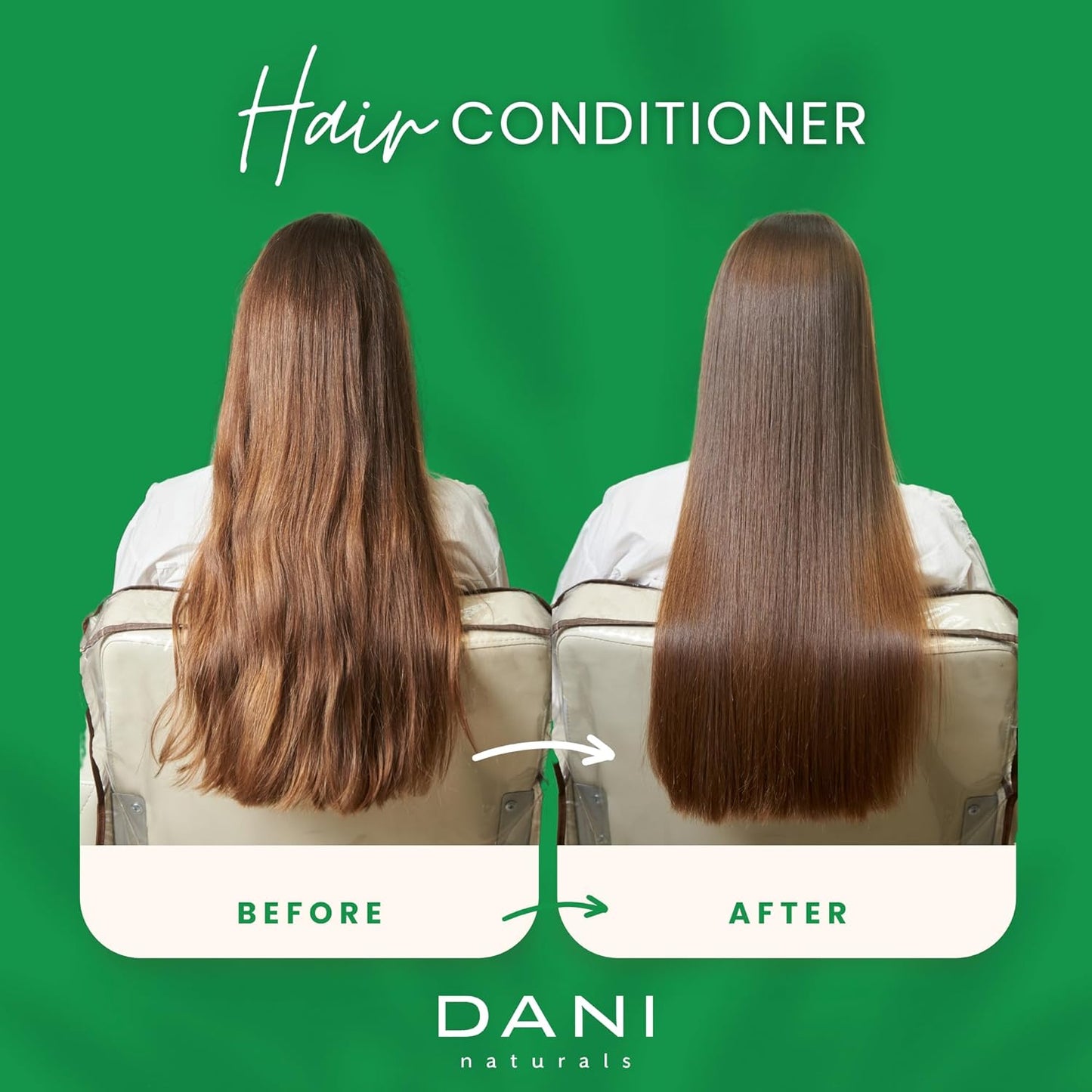 DANI Naturals Conditioner – Bamboo Bergamot, Ultra-Hydrating & Nourishing for Dry & Curly Hair, Strengthens, Restores, Controls Frizz, Vegan & Color-Safe, 12 oz