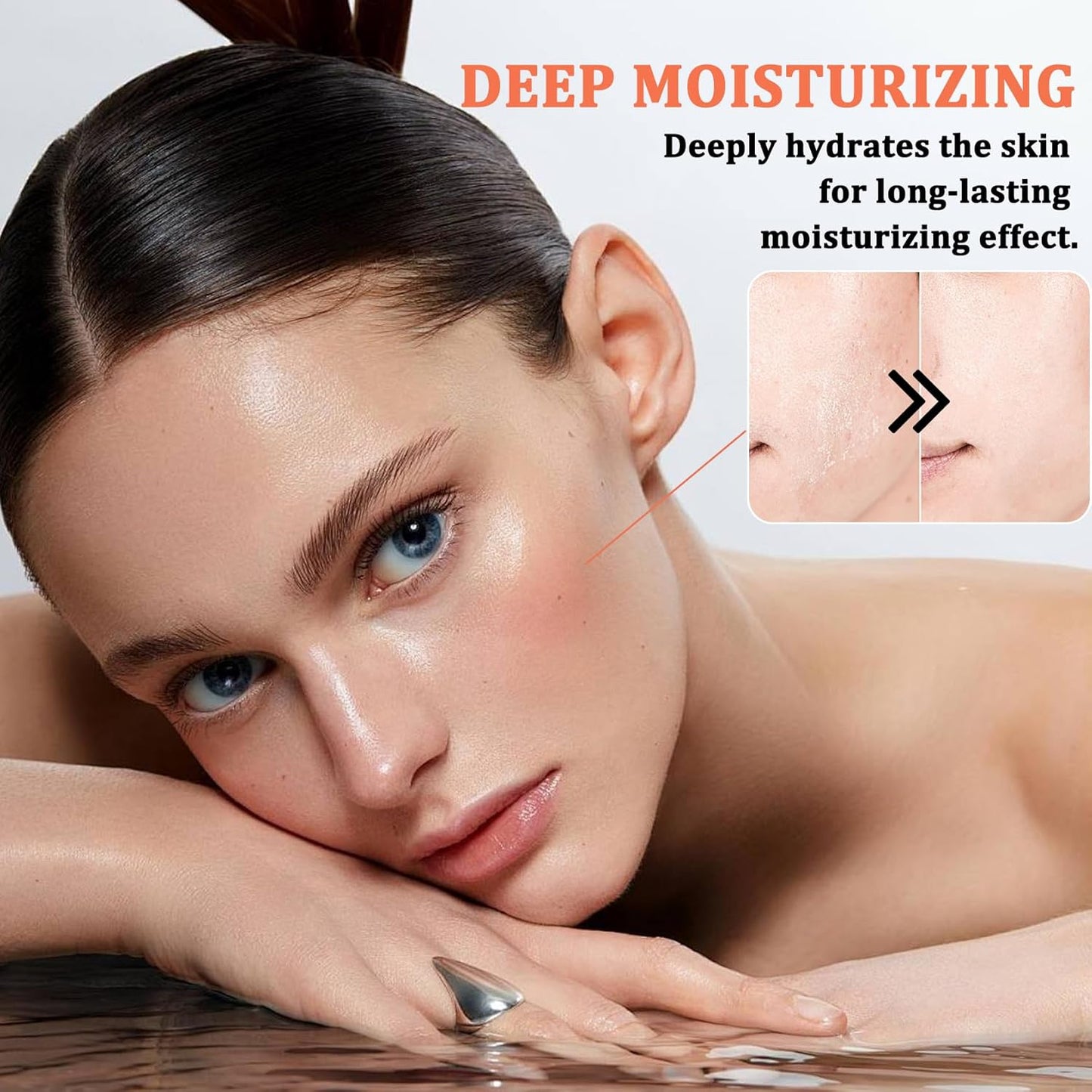 8PCS Sakura Skin Care Set,Hydrating Skin Care Kit Gift Set for Women and Girls,Moisturizing Skincare Set Facial Kit with Cleanser,Face Serum,Face Masks,Facial Cream,Toner and Eye Cream