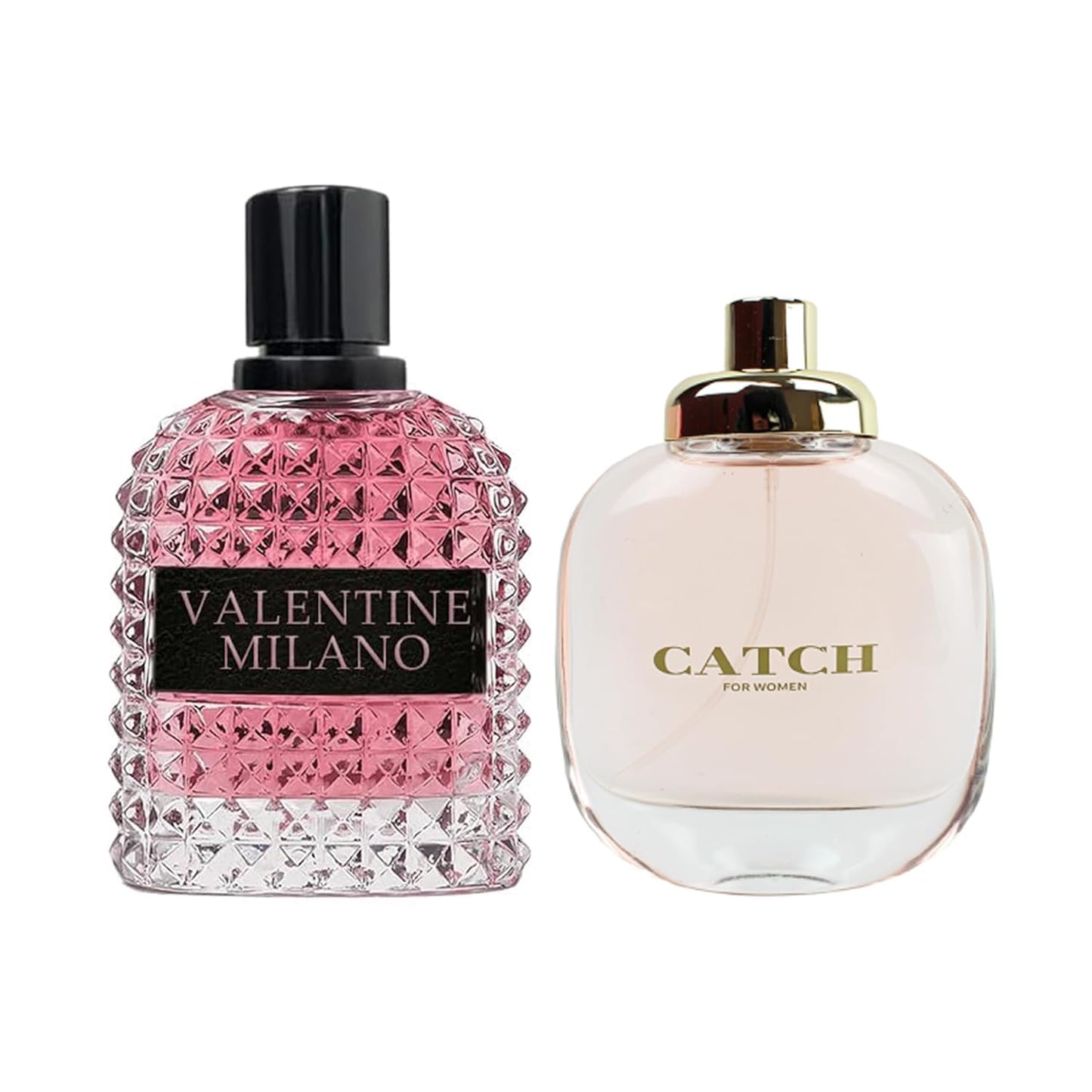 Women's Perfume Combo Set Milano Women&Catch Women Floral Fruity Fragrance Eau De Parfum Elegant 100ml Bottle Natural Spray Each for Daily Used