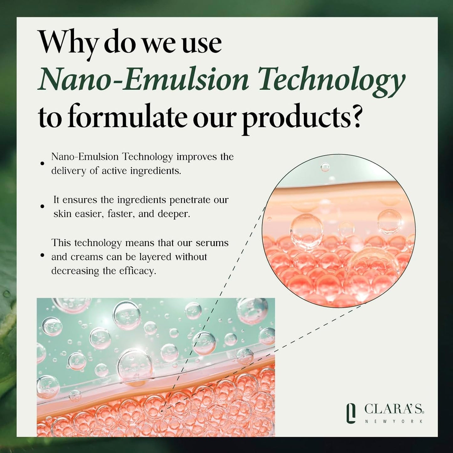 CLARA'S NEW YORK | Vitamin C Facial Serum | with Hyaluronic Acid, Ascorbic Acid, Niacinamide, Probiotics | Reduce Dark Spot, Acne, Scars |Brightening, Antioxidant, Minimize pores |30ml | Made In USA