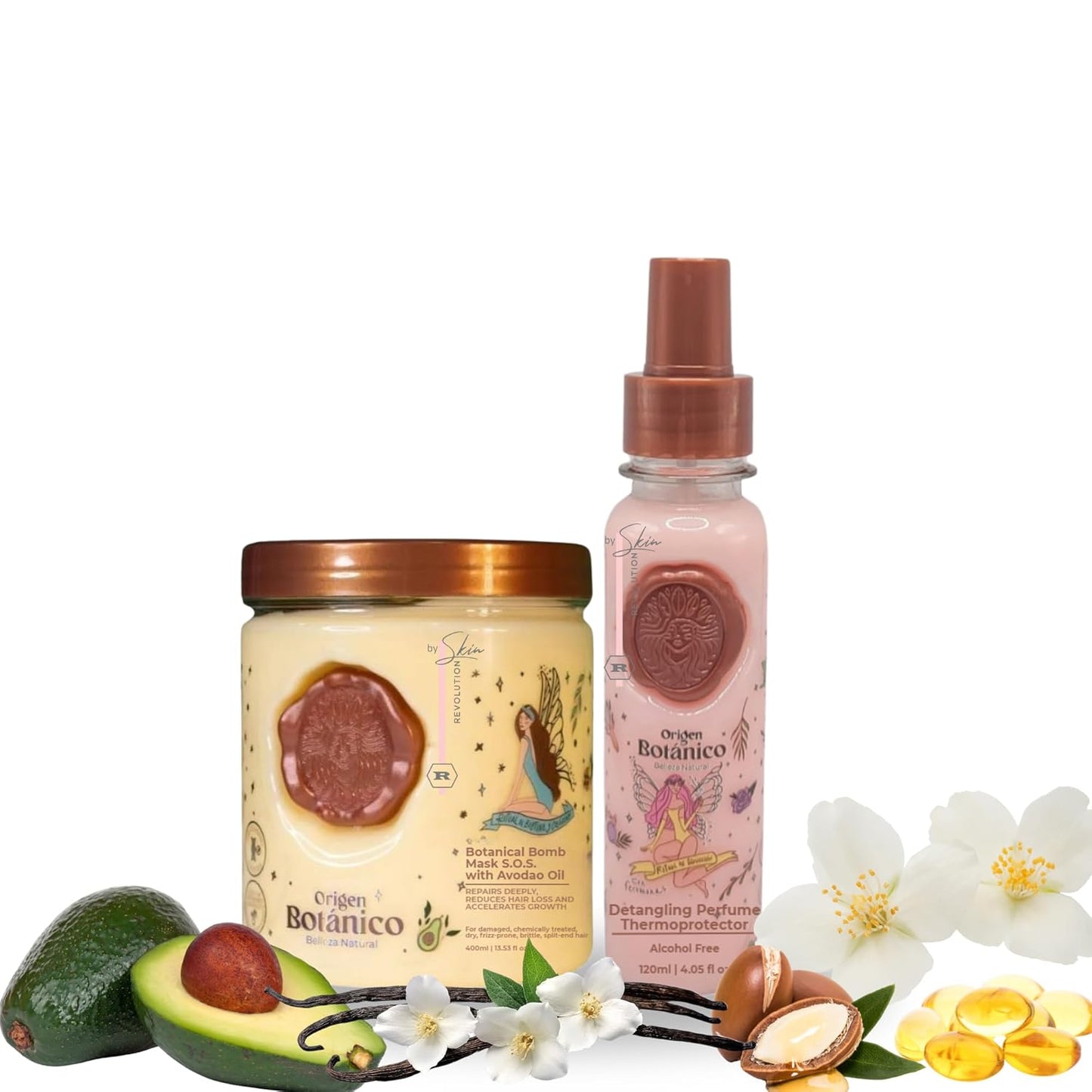 Aftercare for Ritual Botánico Keratina Orgánica | Treatment to Straighten, Repair and Relax Hair | All Natural, Organic & Vegan Ingredients | Product of Colombia | 2 Piece Kit