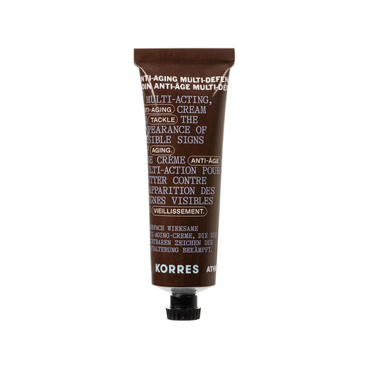 KORRES Athenian Grooming Anti-Ageing Cream for Face & Eyes, Achillea Millefolium & Baobab Leaf Extracts, Reduces Fine Lines, Smooths Wrinkles, Minimizes Eye Puffiness, Vegan, For Men, 1.69 Fl Oz