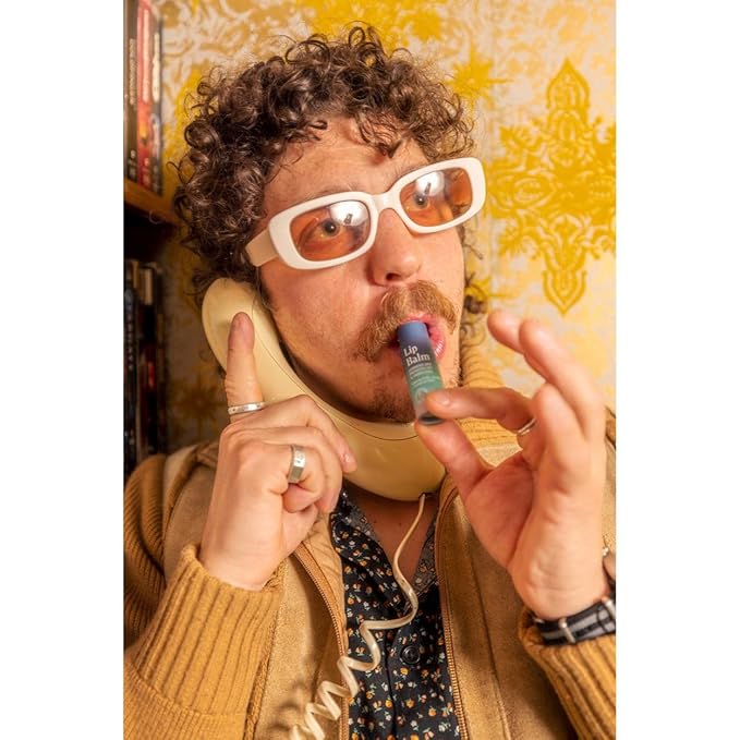 Allez Outdoor Vegan Lip & Eye Balm, Plant-Based Formula with Shea Butter, Jojoba Oil & Algae Extract for Skin Hydration & Protection, Sea Salt/Kelp Scent, 6-Pack