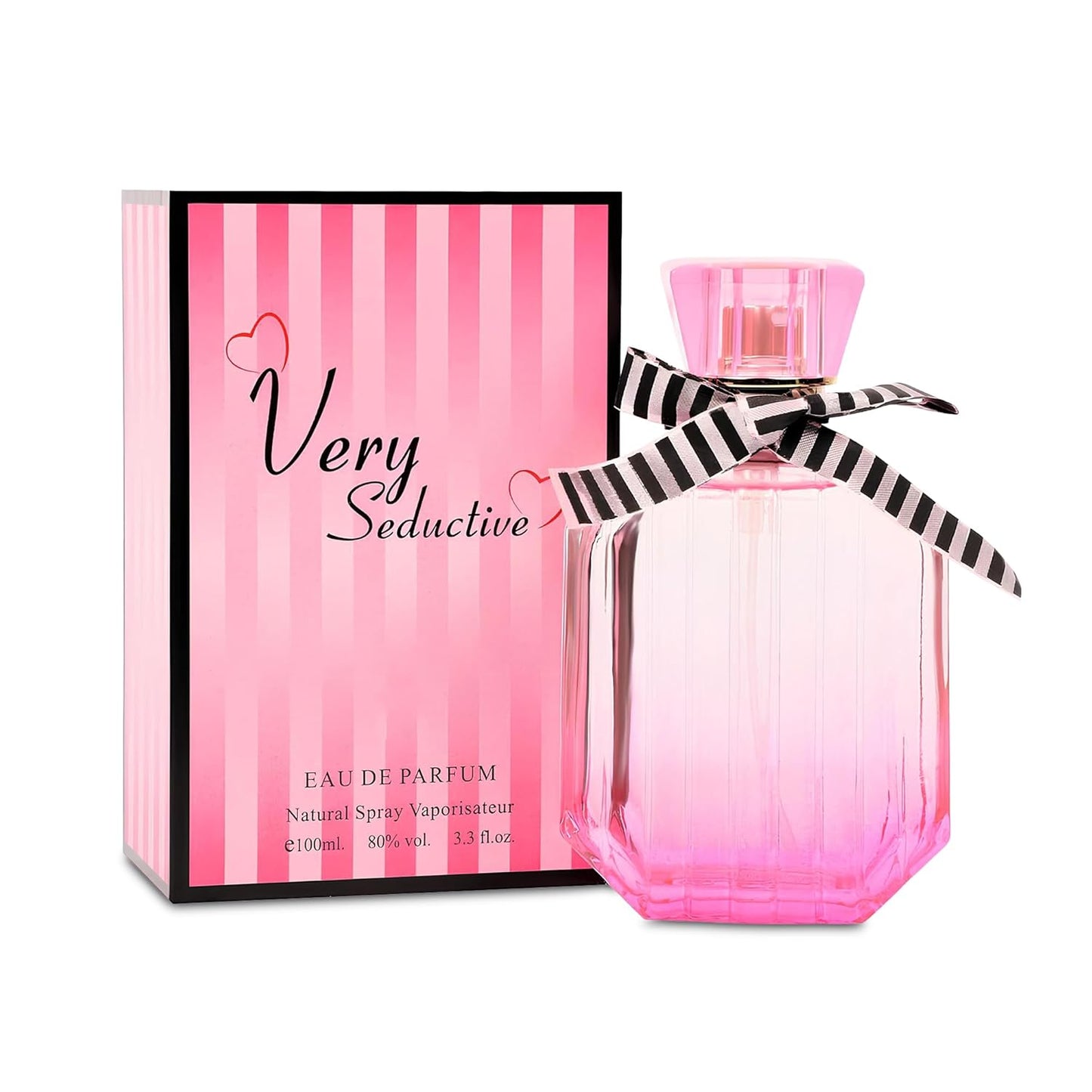 Very Seductive Women Perfume 3.4 Fl Oz Eau de Parfum Natural Spray Notes of Purple Passion Fruit, Shangri-La Peony & Vanilla Orchid Holiday Gift for All Day Use