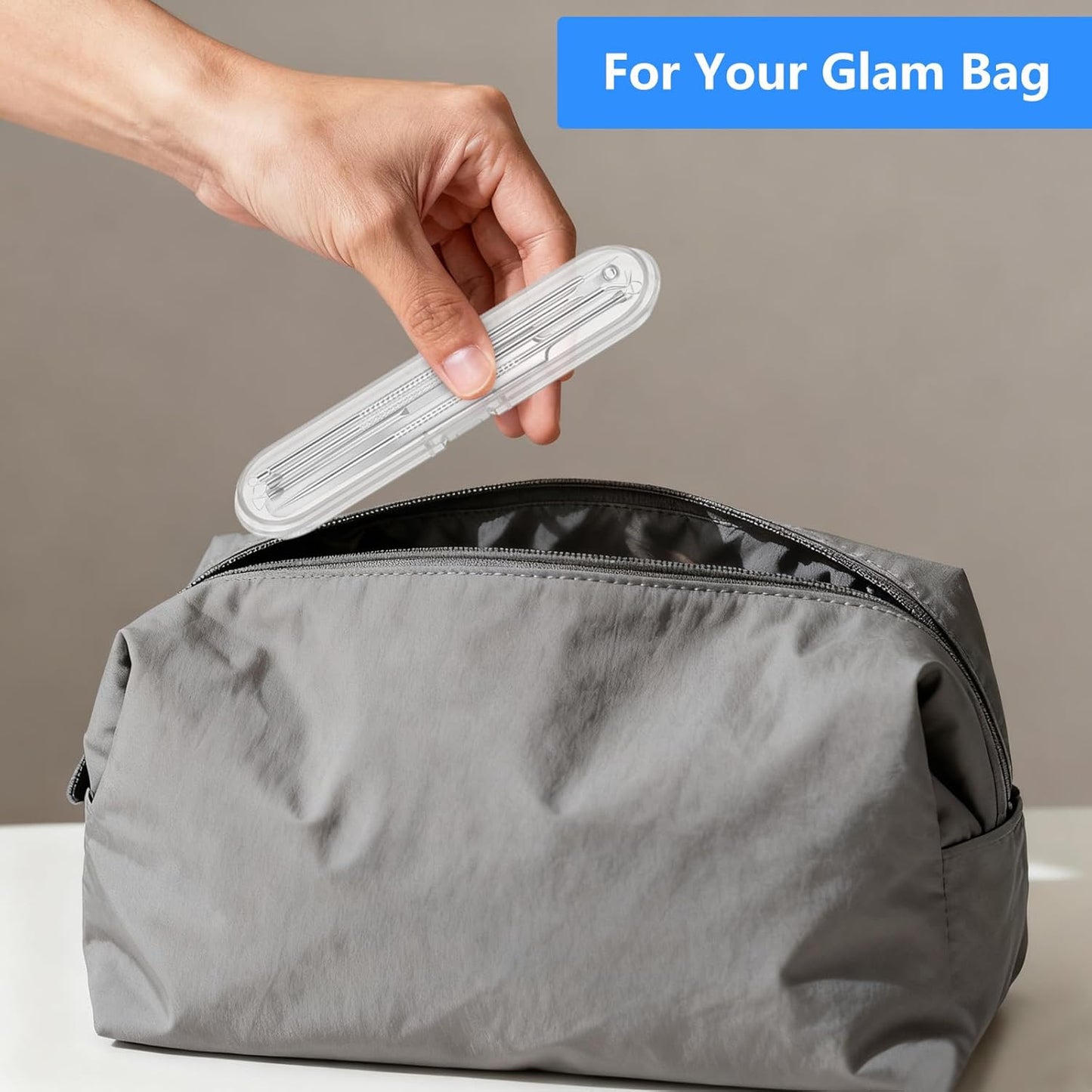 5PCS Blackhead Remover Comedone Extractor Kit - Professional Stainless Steel Tools for Pimple, Acne, and Blemish Removal - Curved Tweezers Included