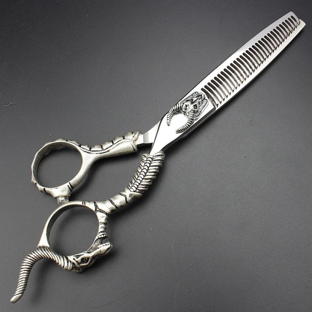 6-inch hair clippers, hair clipper set with handle pattern, noble resin hair clippers, stainless steel scissors