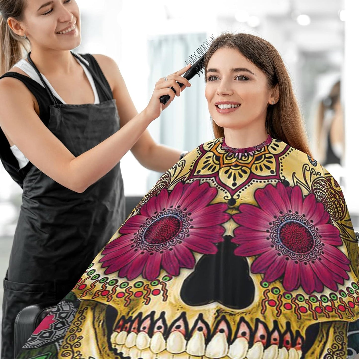 Stylish Barber Cape - Unisex Hair Cutting Apron for Men & Women