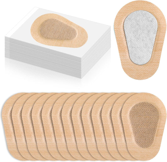 Panitay 40 Pcs Adhesive Eye Patches for Adults Disposable Breathable Medical Eye Patch for Amblyopia Lazy Latex Free Adhesive Bandages for Men(3.3 x 2.3 Inch,Nude)