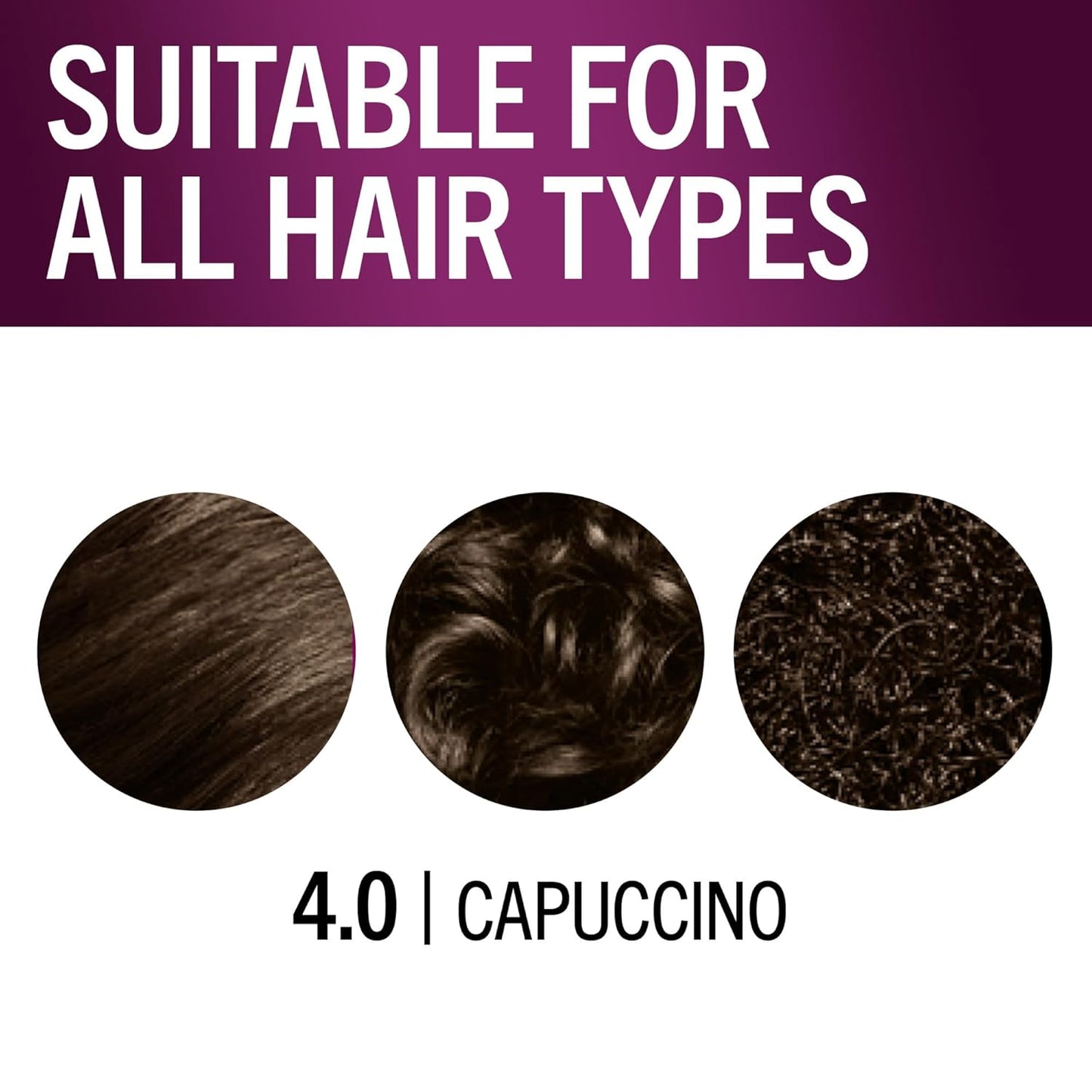 Schwarzkopf Keratin Permanent Hair Dye Cream, 4.0 Cappuccino, Professional Quality Color for Up to 100% Gray Coverage, Bond Enforcing System