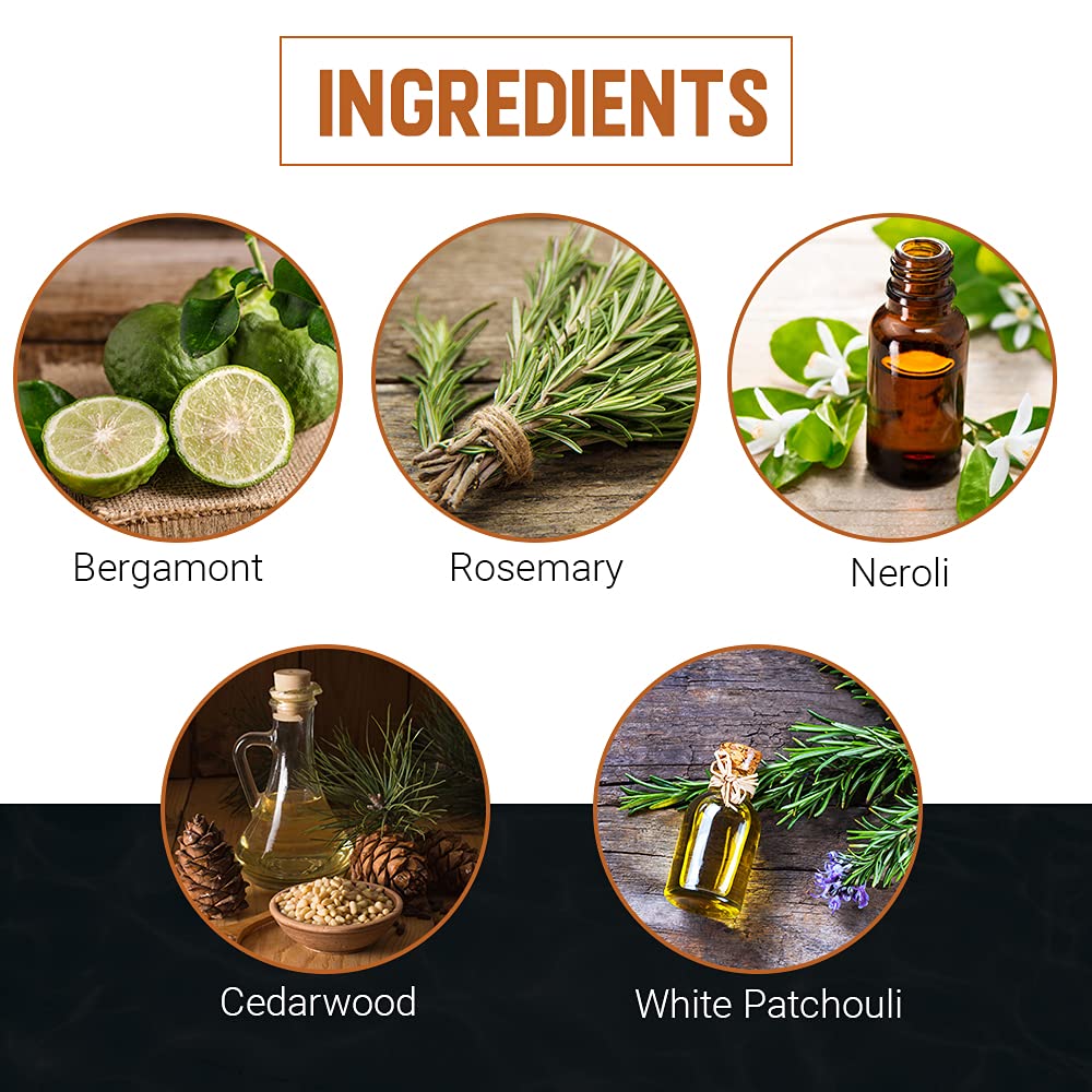 Woody's Cologne for Men - Refreshing & Long-Lasting Fragrance Scent, Masculine Citrus Notes, Men's Cologne for Everyday Wear, 3.4 fl oz