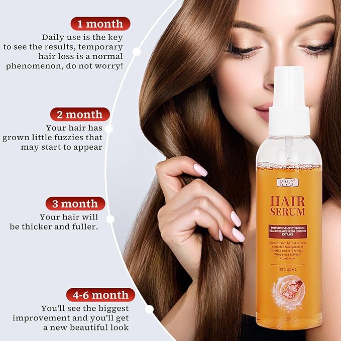 KVG Hair Growth Spray & Hair Mask for Women Men Strengthen Weak Hair & Stop Hair Loss