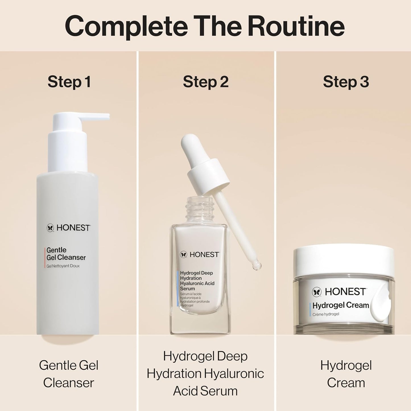 Honest Beauty Gentle Gel Daily Face Cleanser | Calms, Refreshes, + Hydrates | Vegan + Safe for Sensitive Skin | 5 fl oz