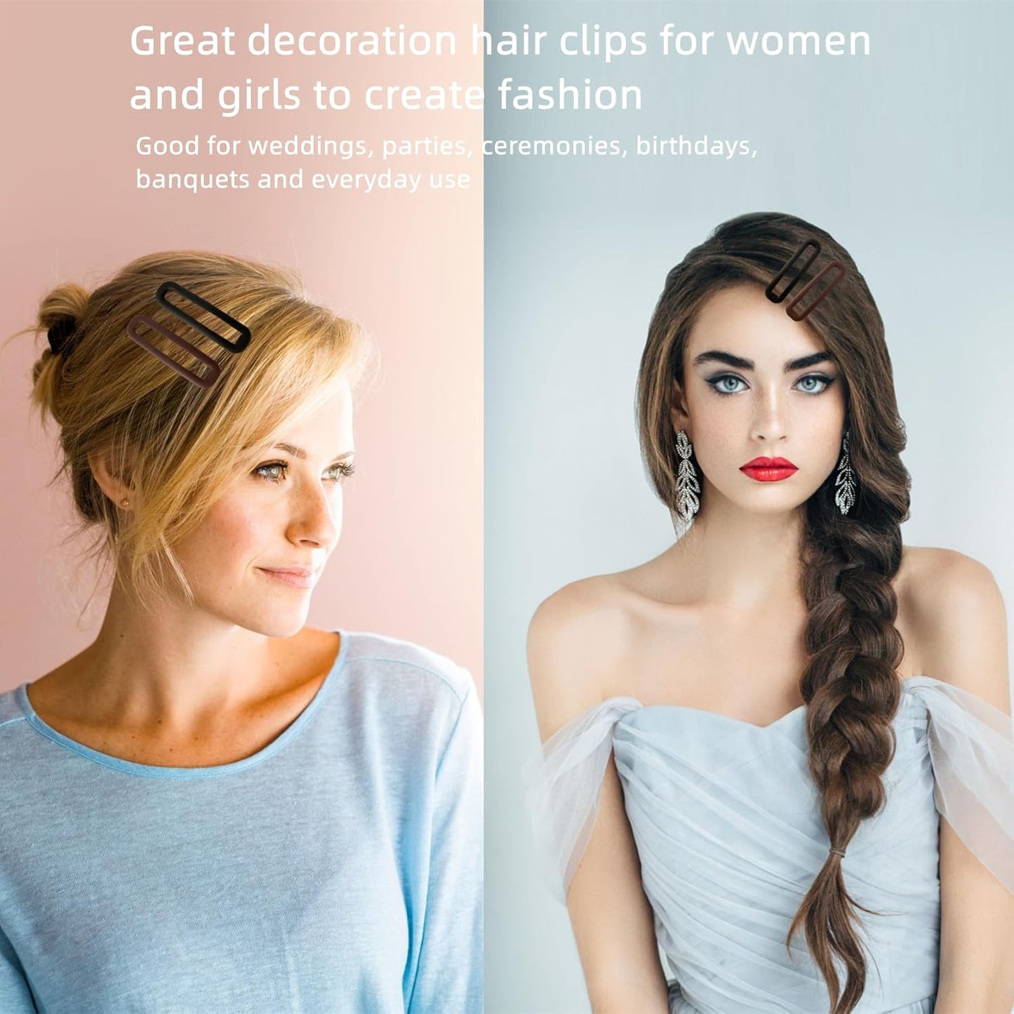 Snalp Hair Clips Decorative Styling Hair Accessories Hair Barrettes for Women and Girls 20 pcs