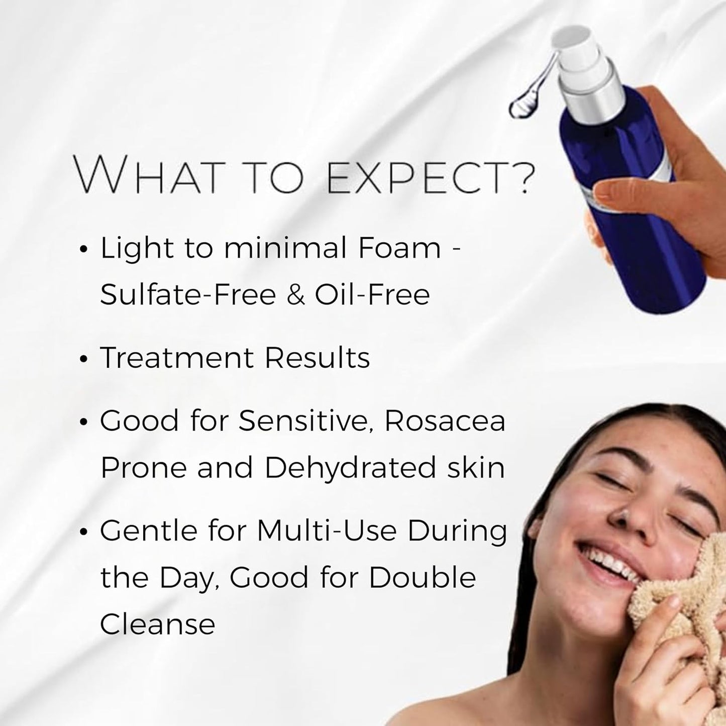 BIONOVA Bioactive Cleanser Normal to Dry Skin - Non-Foaming Facial Cleanser Provides a Gentle Deep Clean Face Wash and Ultra-Hydrating and Moisturizing Treatment (4.5 fl oz)