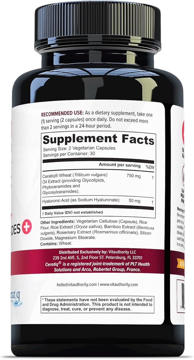 Vitauthority Multi Collagen Peptides Tropical Punch and Phytoceramides