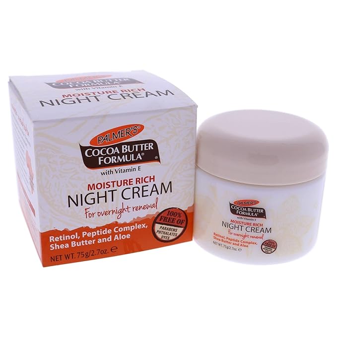 Palmer's Cocoa Butter Formula Moisture Rich Night Cream, 2.70 oz (Pack of 2)