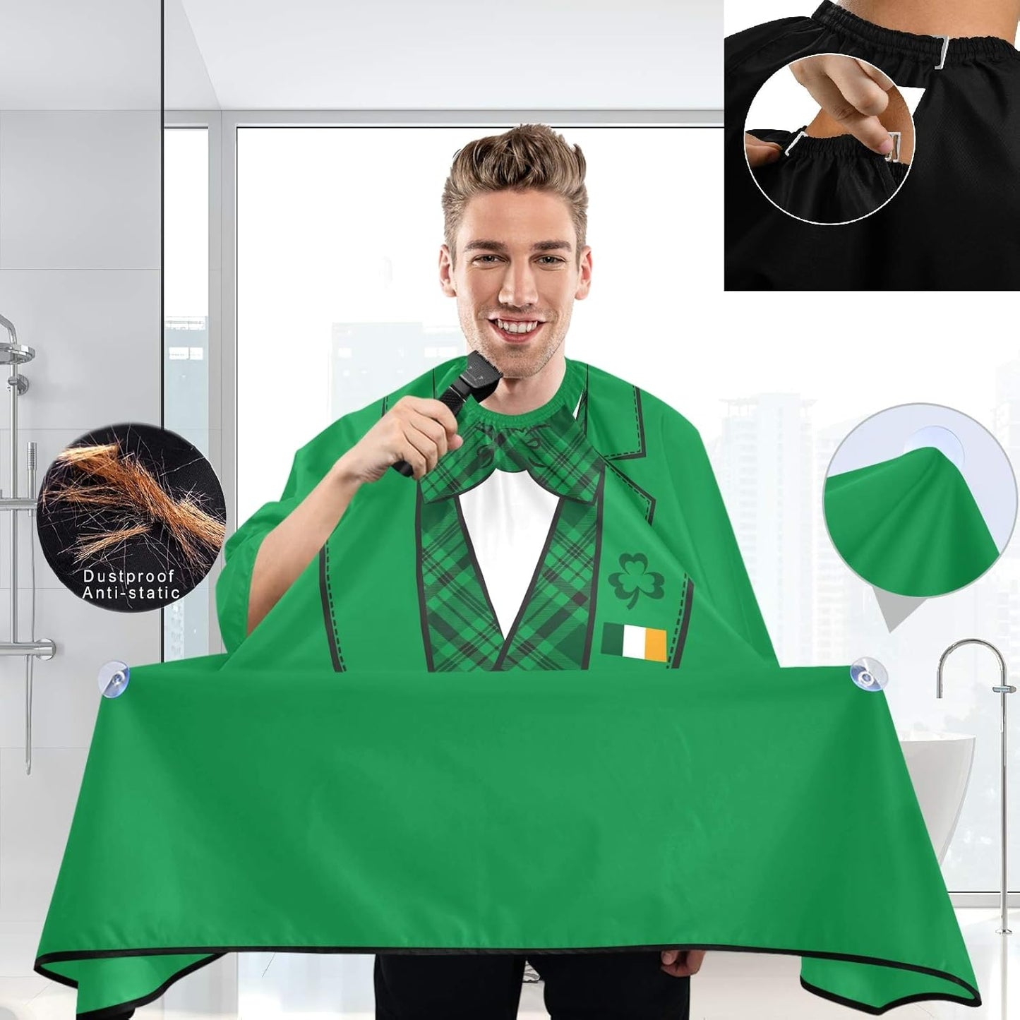 Stylish Barbershop Salon Barber Cape Haircut Cape Salon Apron Unisex Hair Cutting Apron for Men Women