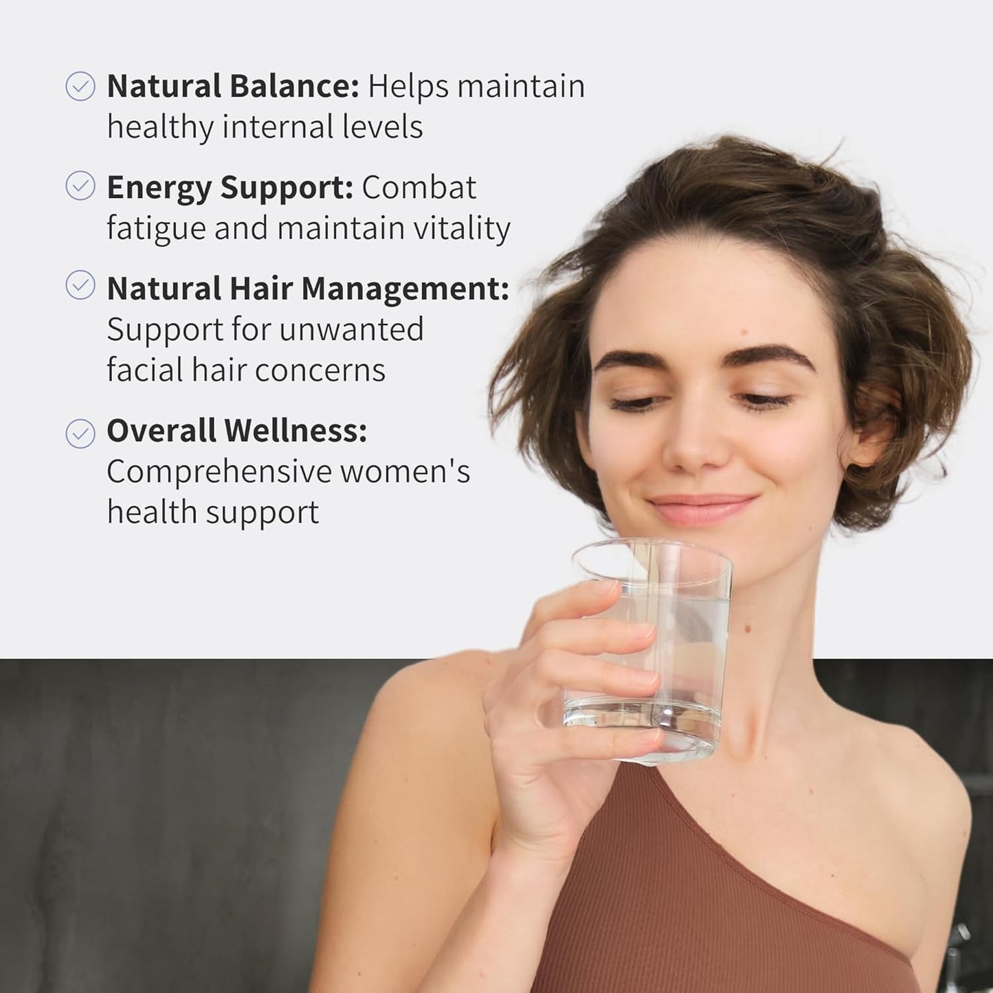 Nourished AndroEase Plus - Vegan Hormone Balance for Women - Zinc, Reishi, Green Tea and Saw Palmetto for Women - for Energy, Vitality, Facial Hair and Daily Wellness - 120 Capsules, Made in USA