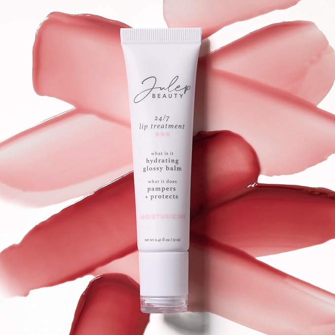 Julep 24/7 Lip Treatment – Hydrating & Glossy Lip Balm and Lip Sleeping Mask with Shea Butter – Moisturize, Protect & Soothe – Vegan & Cruelty-Free - Hint of Tint
