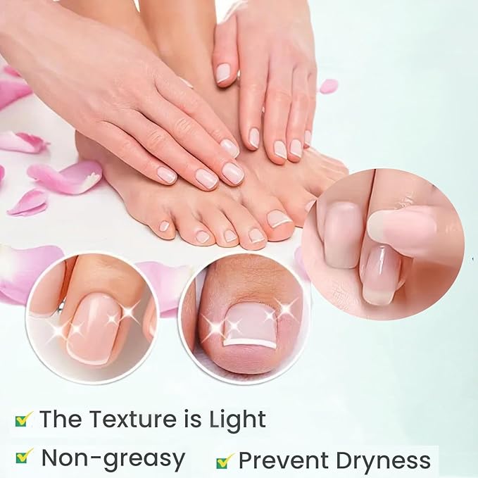 Ginger Cuticle Oil for Nails, Nail Strengthener Serum Nail Growth Oil Nourishing Moisturizing and Clear Texture, Non-sticky