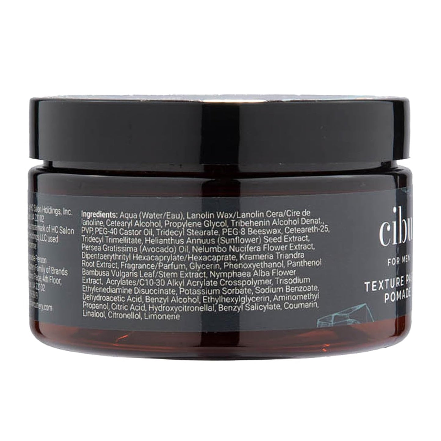 CIBU For Men Texture Paste Pomade 4 oz - Strong Hold Pomade For Men for Long Lasting Hold Texture, and Definition - Ideal for Messy, Sleek, and Casual Hair Styles