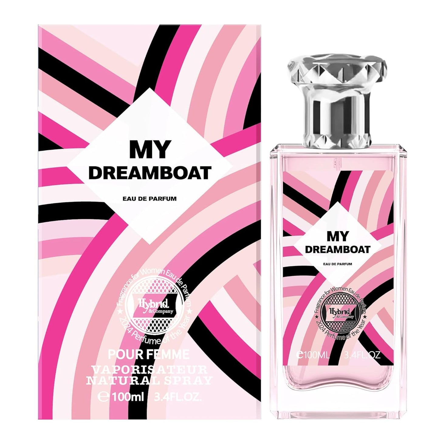 Hybrid & Company Women My Dreamboat Pour Femme Eau De Parfum Vaporisateur Natural Spray 3.4 Fl Oz