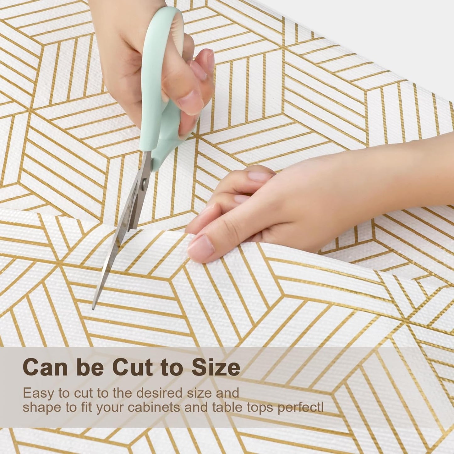 OcePor Non-Adhesive Drawer and Shelf Liner 17.5IN x 20FT, Non-Slip Kitchen Cabinet Liner Non-Adhesive Thick Strong Grip Waterproof Washable 17.5" x 20'