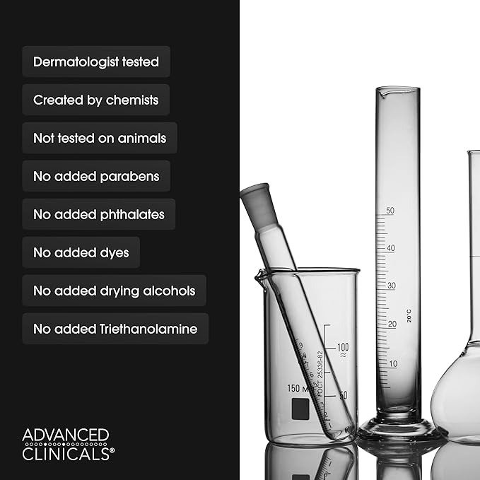 Advanced Clinicals Collagen Peptides Body Lotion & Face Moisturizer | Peptide Infused Collagen Lotion For Women & Men Helps Improve Look Of Crepe Skin, Wrinkles, & Uneven Dry Skin Texture, 2-Pack