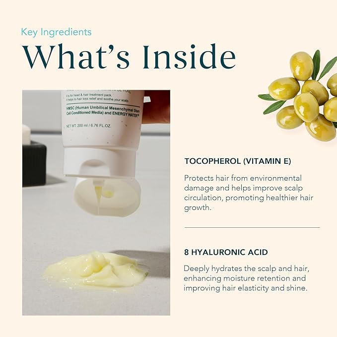 CELGEN] Head & Hair Perfect Pack, 6.76 Fl. Oz./200ml