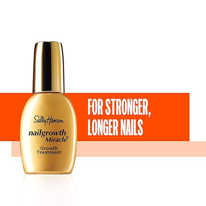 Sally Hansen Diamond Strength®, Nail Hardener, Nail Growth, Protective Layer, Clear Nail Polish