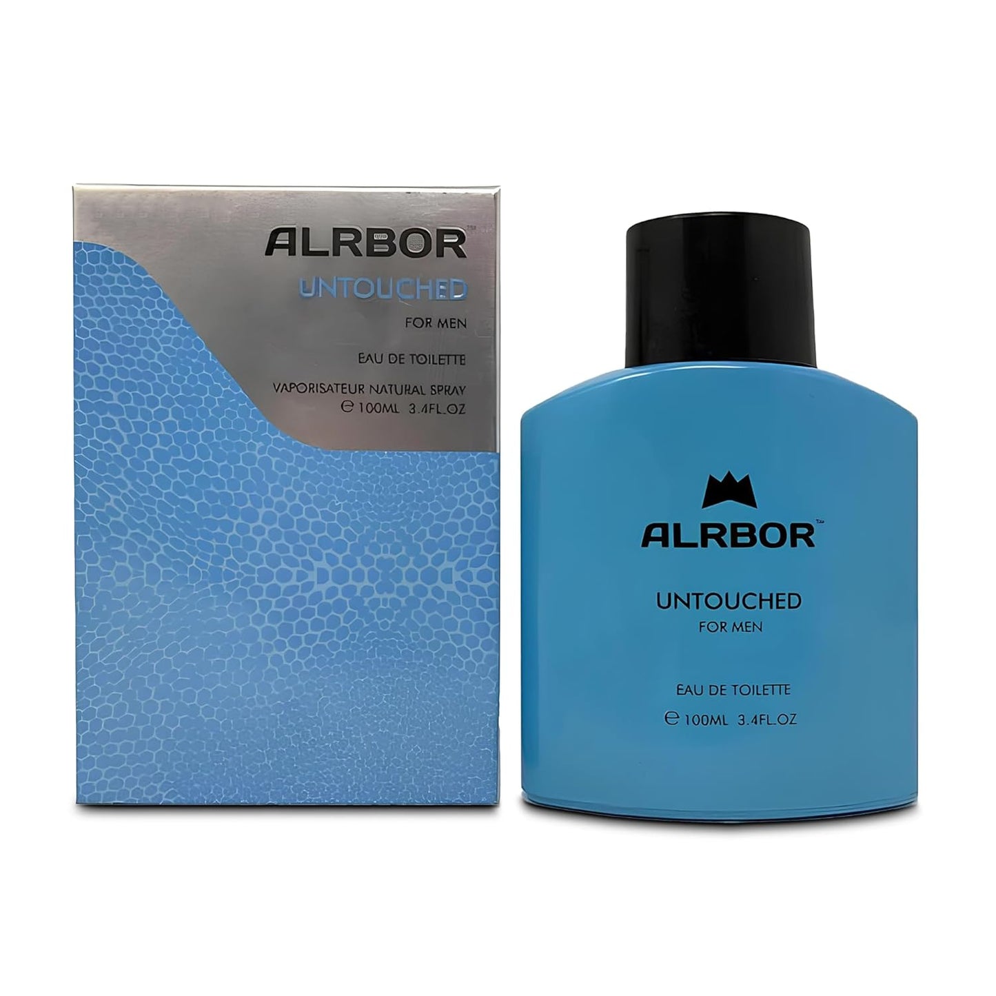 Cologne for Men Natural Spray Perfume Classic Scent Eau De Toilette for Daily Use 3.4 Fluid Ounce(Alrbor Untouched for Men)