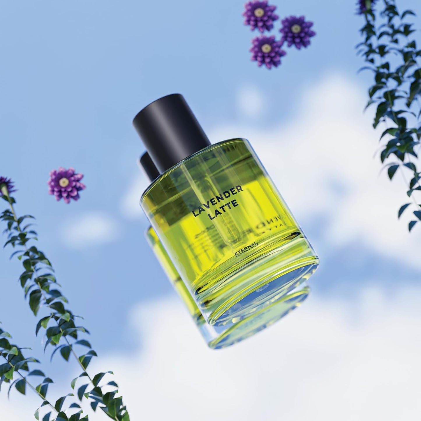 Lavender Latte Perfume Oil Inspired by G0ddess B Real | Long Lasting Perfume Oil for Women and Men (Unisex) - 50ml with 30ml Lavender Latte (Pack of 2)