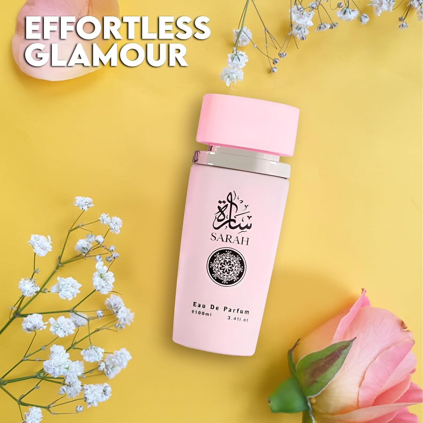 2PCS Sarah Eau de Parfum for Women - 100ml Floral & Fruity Perfume with Lavender, Coconut, Vanilla & Pear, Long-Lasting Feminine Fragrance