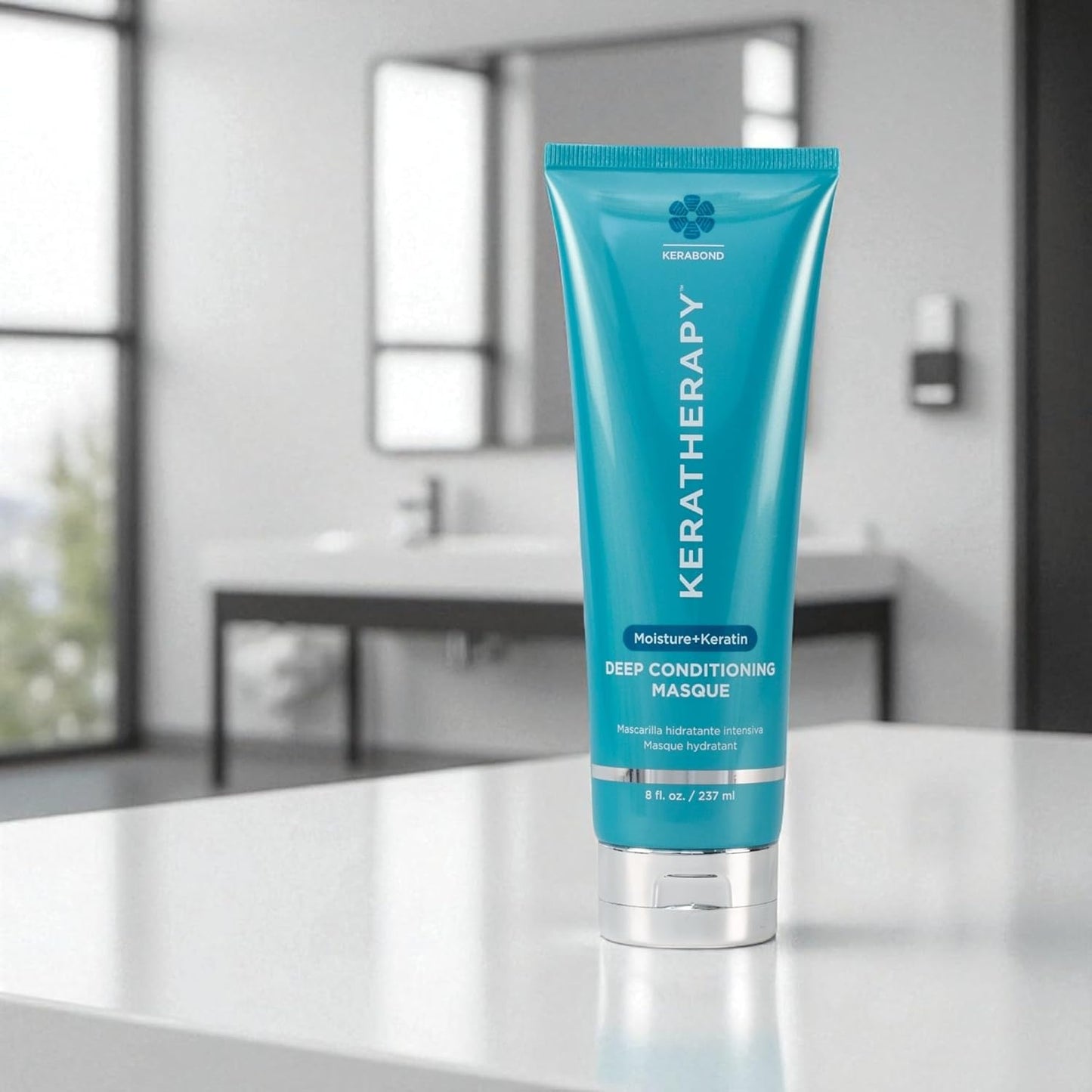 Keratherapy Keratin Infused Deep Conditioning Masque, 8 fl. oz., 237 ml - Moisturizing & Hydrating Hair Treatment with Kerabond, Jojoba, Nettle Root Extract, Wheat Oil, & Persian Walnut